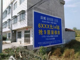 滑县墙体广告质量分析