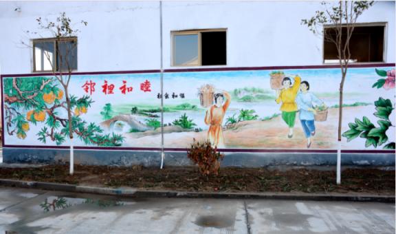 滑县乡镇文化墙 乡风文明焕发新活力
